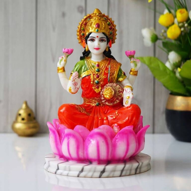 “Prosperity and wealth Goddess Lakshmi statue for festive decoration”